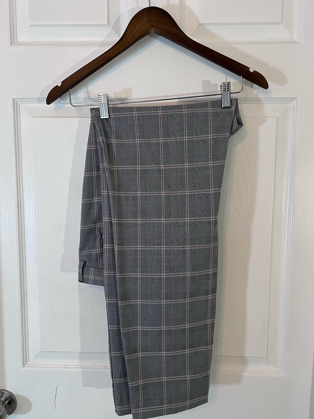 H&M Gray Plaid Men's Dress Pants